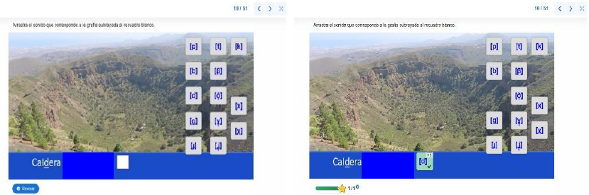 Figura 1. Contenido “arrastrar y soltar”.