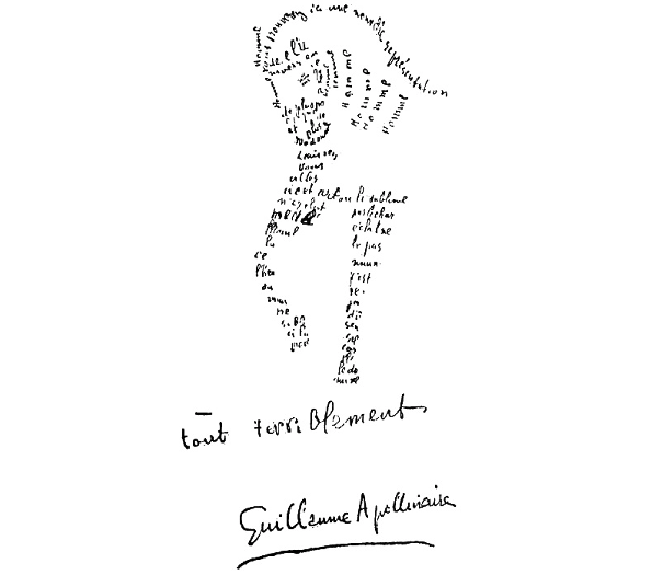Apollinaire, Guillaume, Horse Calligram, 1917