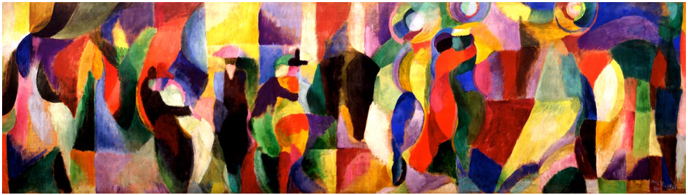 Delaunay, Sonia, Le bal bullier, 1912 -1913