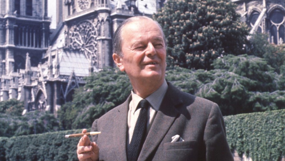 Fig. 2. Kenneth Clark en la presentación del primer capítulo de Civilización, «By the skin of our teeth», BBC, 1969